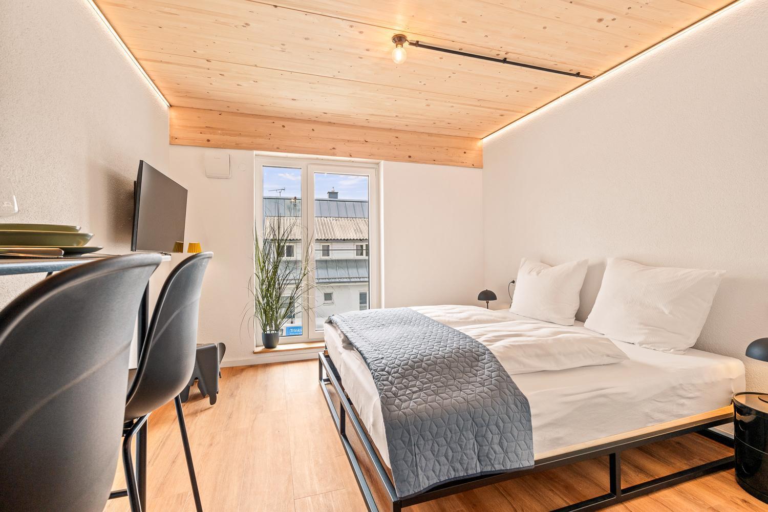 Einzimmer Wohlfuehlapartment Vier Klimatisiert FDH Exterior foto